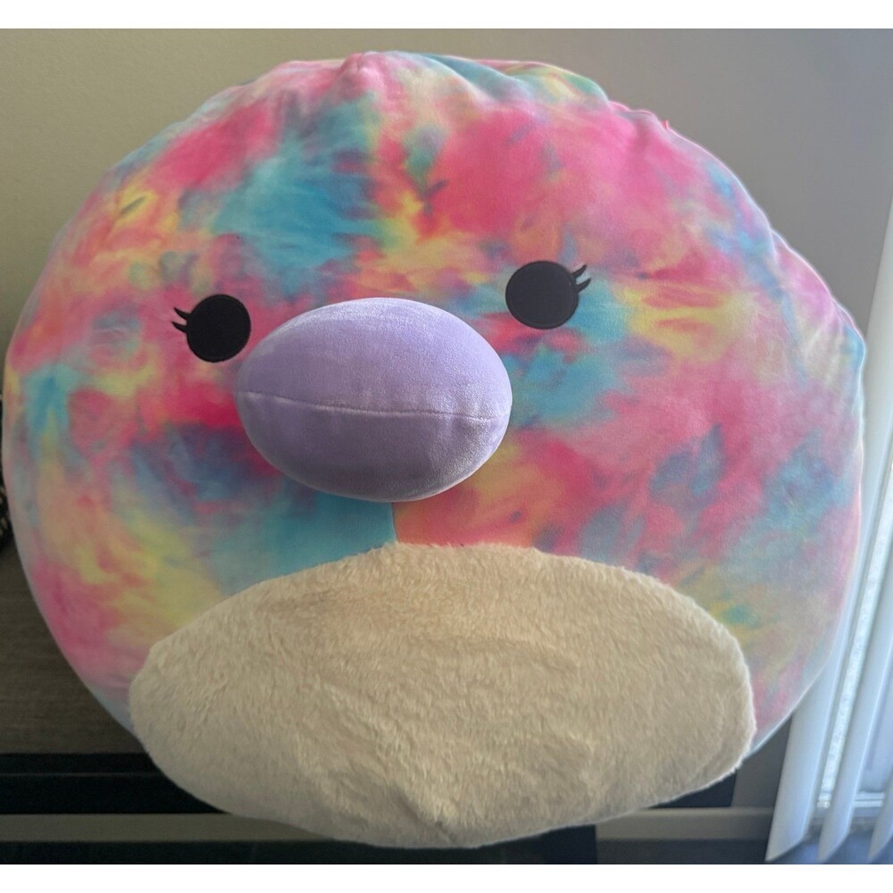 Jumbo Squishmallows 24” Brindall” Tie-Dye Platypus